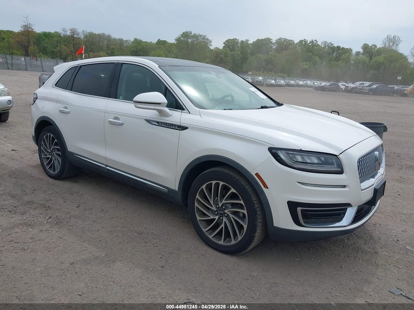 2019 LINCOLN NAUTILUS RESERVE