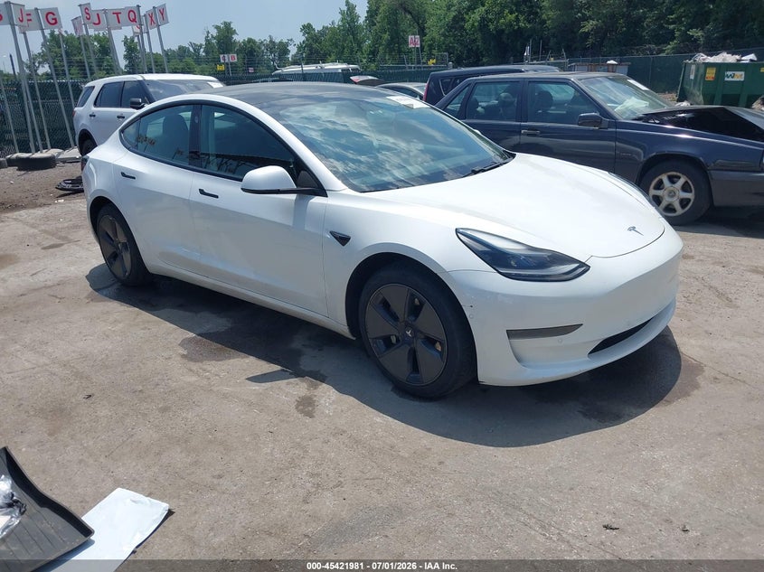 2021 TESLA MODEL 3 STANDARD RANGE PLUS REAR-WHEEL DRIVE